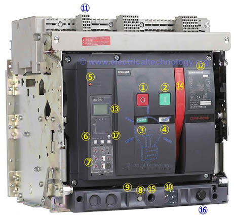 Air Circuit Breaker (ACB) : Construction, Operation, Types & Applications